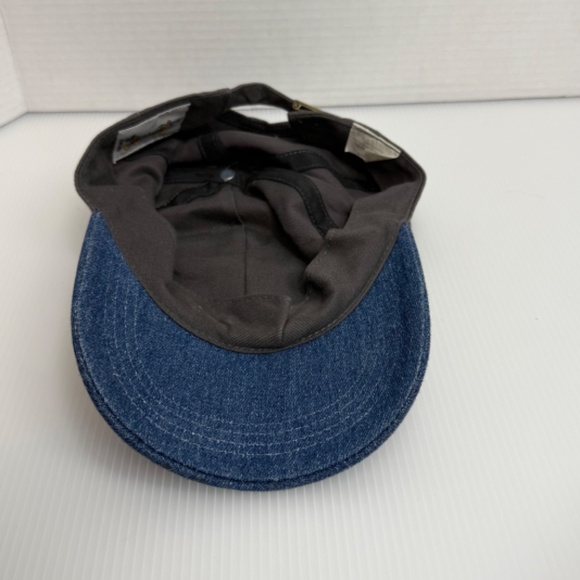 Vintage Walt Disney World Goofy Denim Brim Strapback Baseball Hat Embroidered - Picture 5 of 7